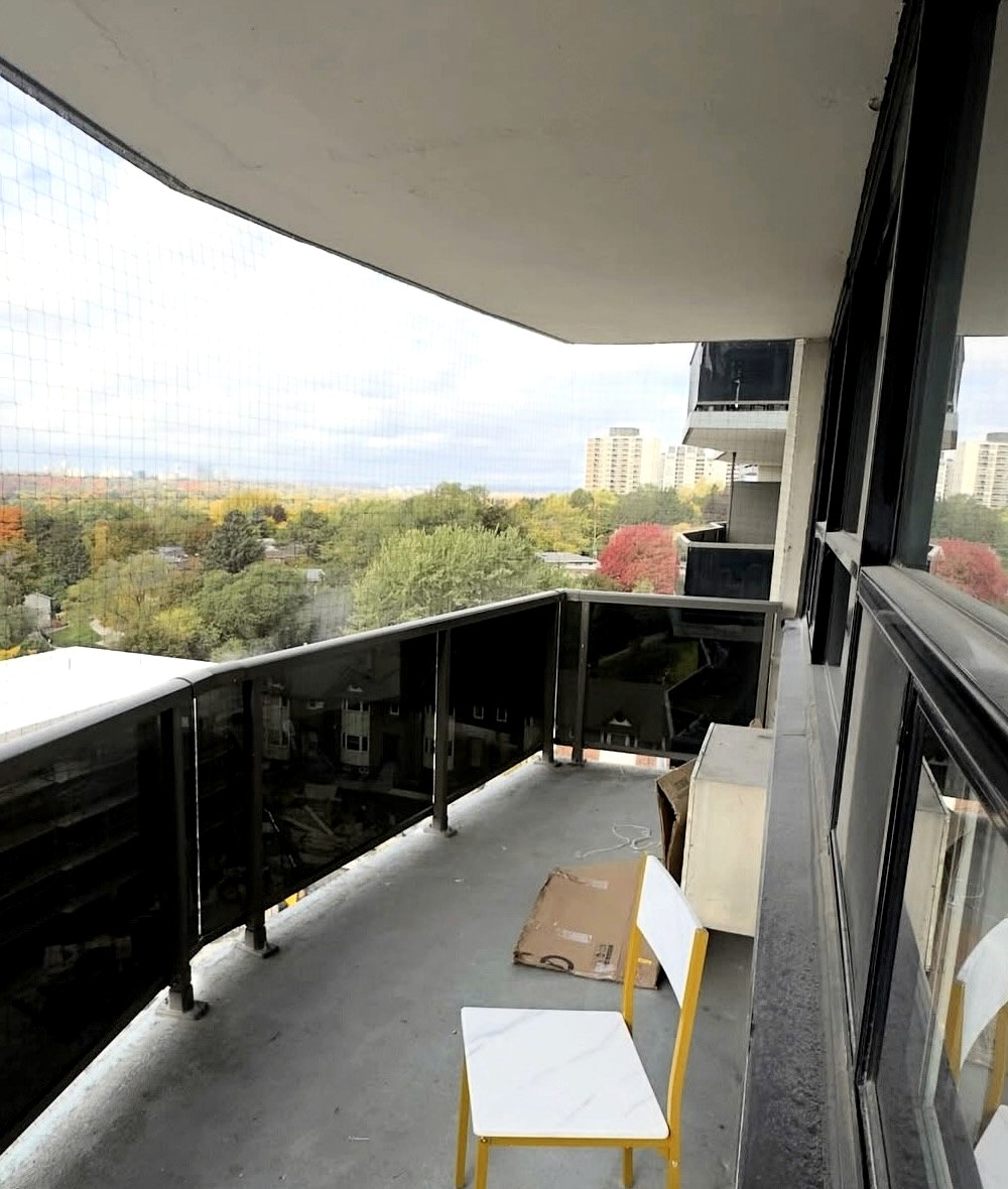 Clean condo balcony after pigeon proofing service
